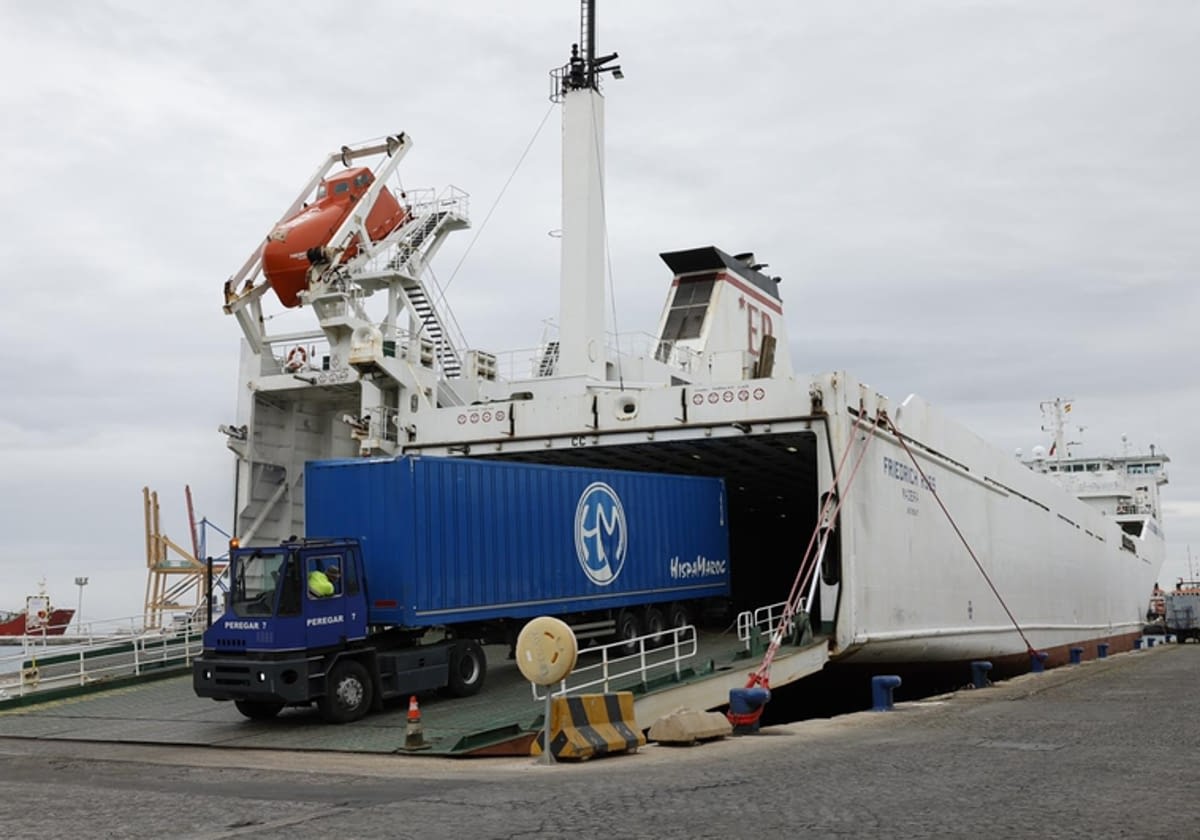 New freight shipping link between Malaga and Morocco is introduced